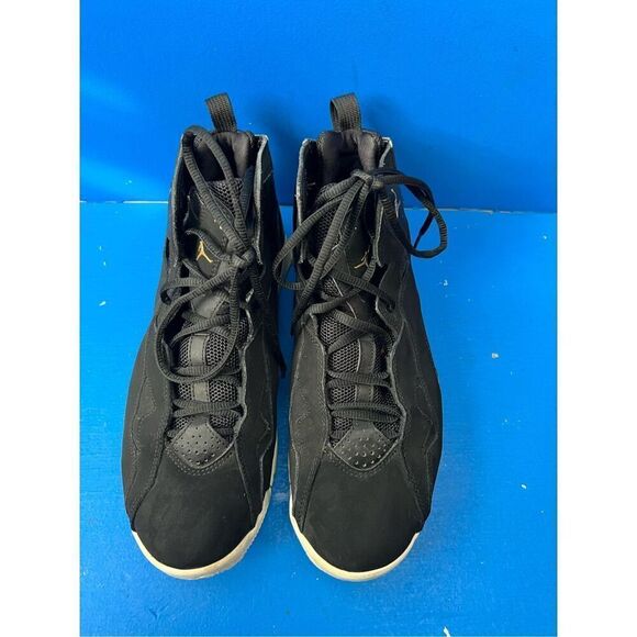 Jordan True Flight Black White Gold Style 342964-026 Release 2016 Size 10 Rare - Picture 3 of 6